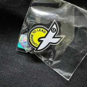 Never Before Sold! lululemon “Choose to Lead” enamel pin